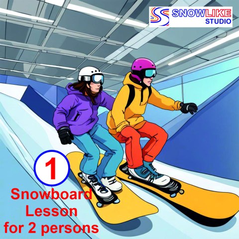 1 Snowboard Lesson for 2 Persons