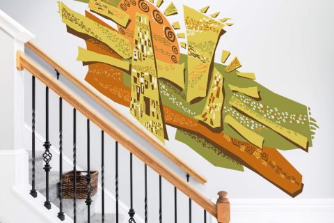 Mural - Wall Painting for Living Room - 0001
