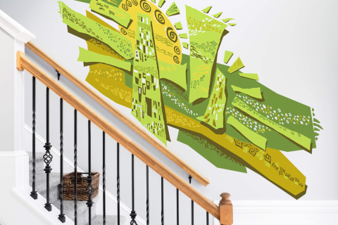 Mural - Wall Painting for Living Room - 0001
