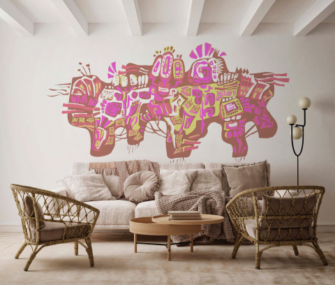 Mural - Wall Painting for Living Room - 0003