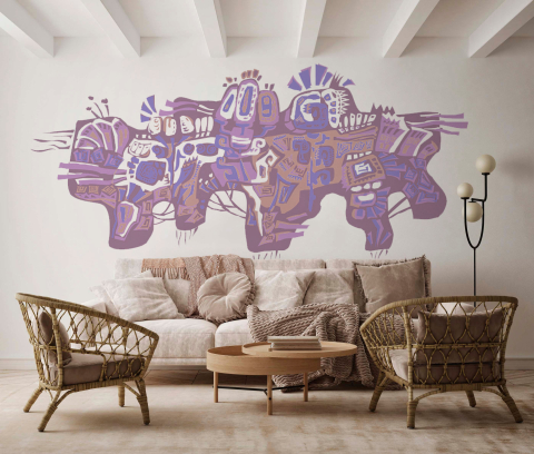 Mural - Wall Painting for Living Room - 0003