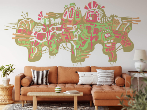 Mural - Wall Painting for Living Room - 0003