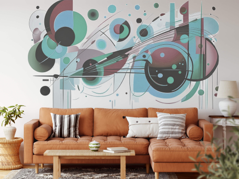 Mural - Wall Painting for Living Room - 040