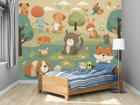 Mural - Wall Painting for Children Room - 052