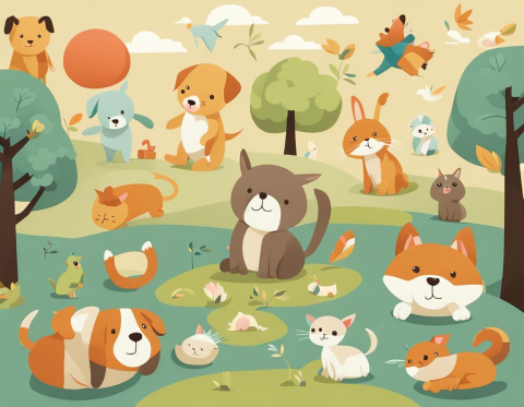Mural - Wall Painting for Children Room - 052