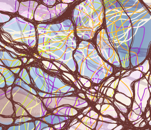 Print picture - Difficult balance - digital graphics