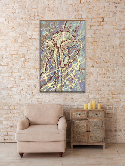 Print picture - Weightlessness withdrawal - digital graphics