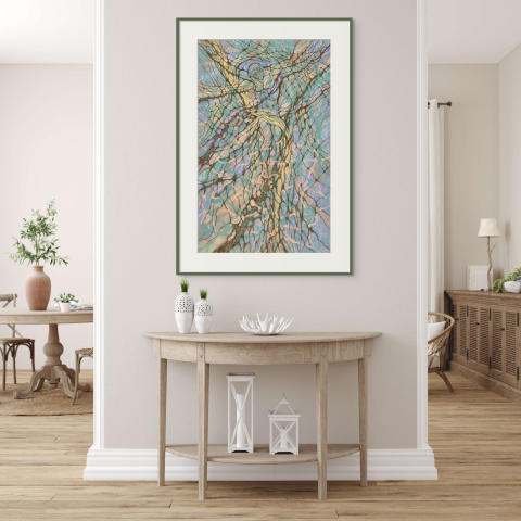 Print picture - Crucifixion - digital graphics