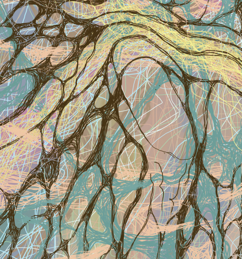 Print picture - Crucifixion - digital graphics