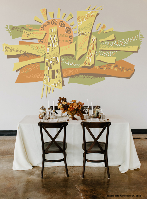 Mural - Wall Painting for Living Room - 0001