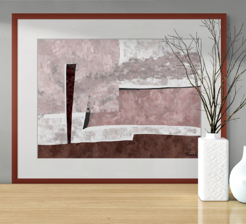 Print picture - Abstract 22-10 - digital graphics