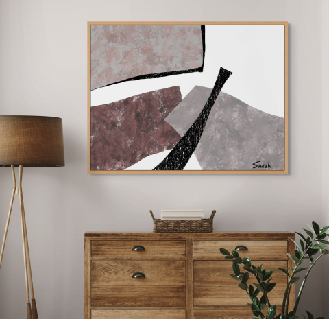 Print picture - Abstract 22-14 - digital graphics