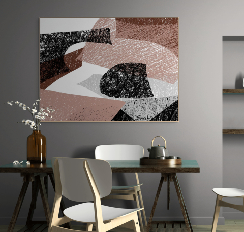 Print picture - Abstract 22-2 - digital graphics