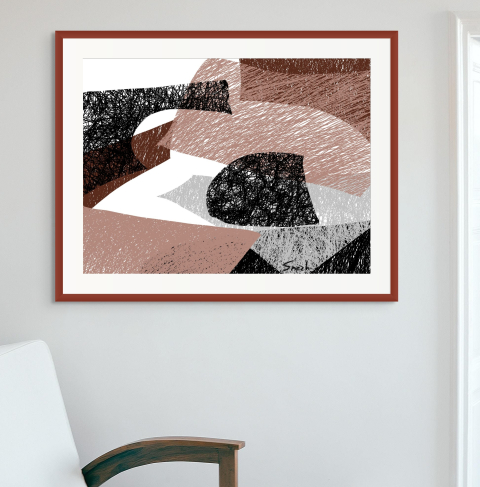 Print picture - Abstract 22-2 - digital graphics