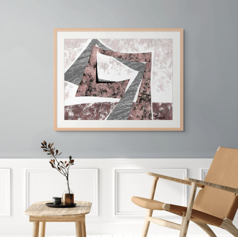 Print picture - Abstract 22-6 - digital graphics