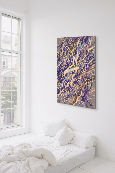 Print picture - In the Meshes - digital graphics