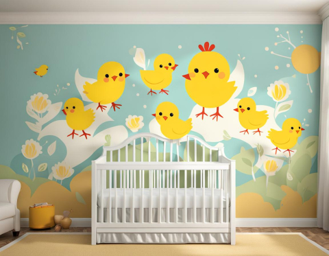 Mural - Wall Painting for Baby Room - 048