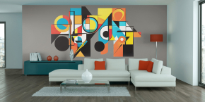 Mural - Wall Painting for Living Room - 004