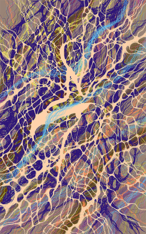 Print picture - In the Meshes - digital graphics