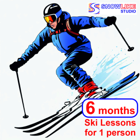 26 Ski Lessons for 1 Person