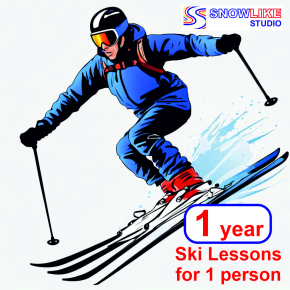 52 Ski Lessons for 1 Person