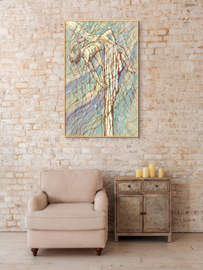 Print picture - Levitation - digital graphics
