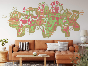 Mural - Wall Painting for Living Room - 0003