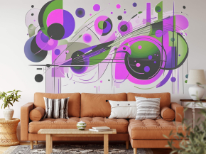 Mural - Wall Painting for Living Room - 040