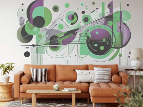 Mural - Wall Painting for Living Room - 040