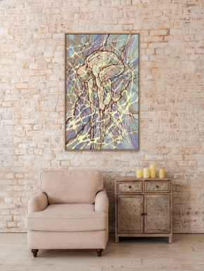 Print picture - Weightlessness withdrawal - digital graphics