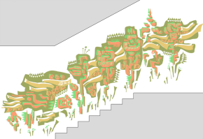 Mural - Wall Painting - 0003 stairs