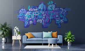 Mural - Wall Painting for Living Room - 0003