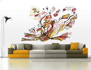 Mural - Wall Painting for Living Room - 0016
