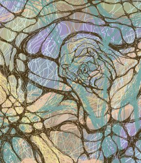 Print picture - Crucifixion - digital graphics