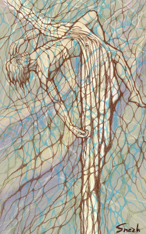 Print picture - Levitation - digital graphics