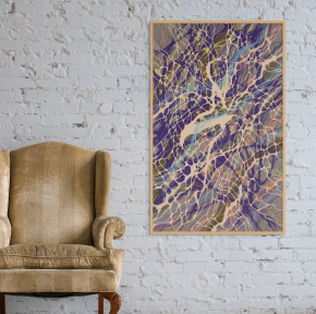 Print picture - In the Meshes - digital graphics