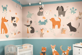 Mural - Wall Painting for Baby Room - 046